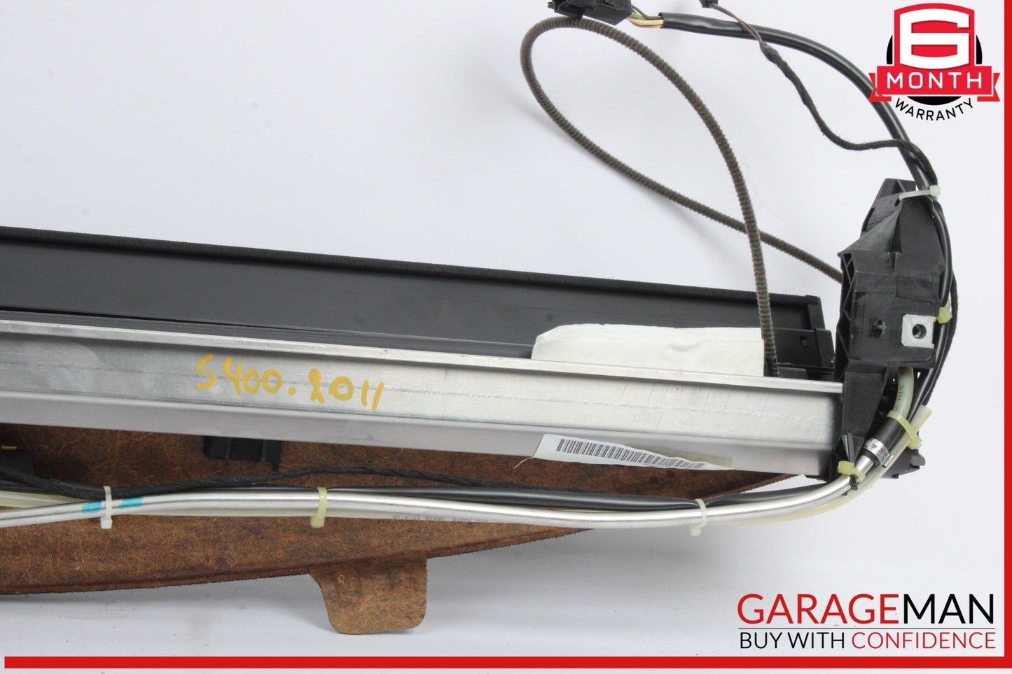 07-13 Mercedes W221 S400 Hybrid Rear Window Sun Shade Roller Blind w/ Trim OEM