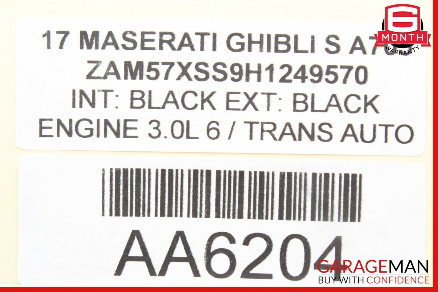 14-17 Maserati Ghibli Rear Right / Left Suspension Upper Tension Control Arm