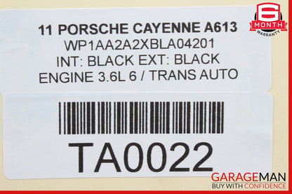 11-17 Porsche Cayenne 958 Rear Left Suspension Wishbone Upper Lower Control Arm