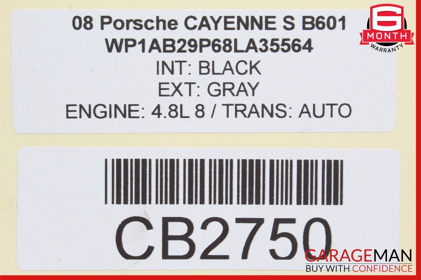 03-10 Porsche Cayenne S 957 Front Left or Right Upper Control Arm Assembly OEM