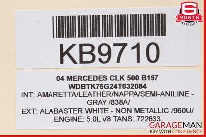 03-12 Mercedes GL350 GL450 E350 SLK350 Front Right Seat Controller Module Unit