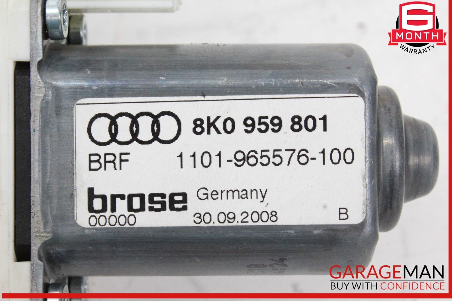 09-16 Audi A4 A5 S4 S5 Front Left Driver Side Window Regulator Motor 8K0959801