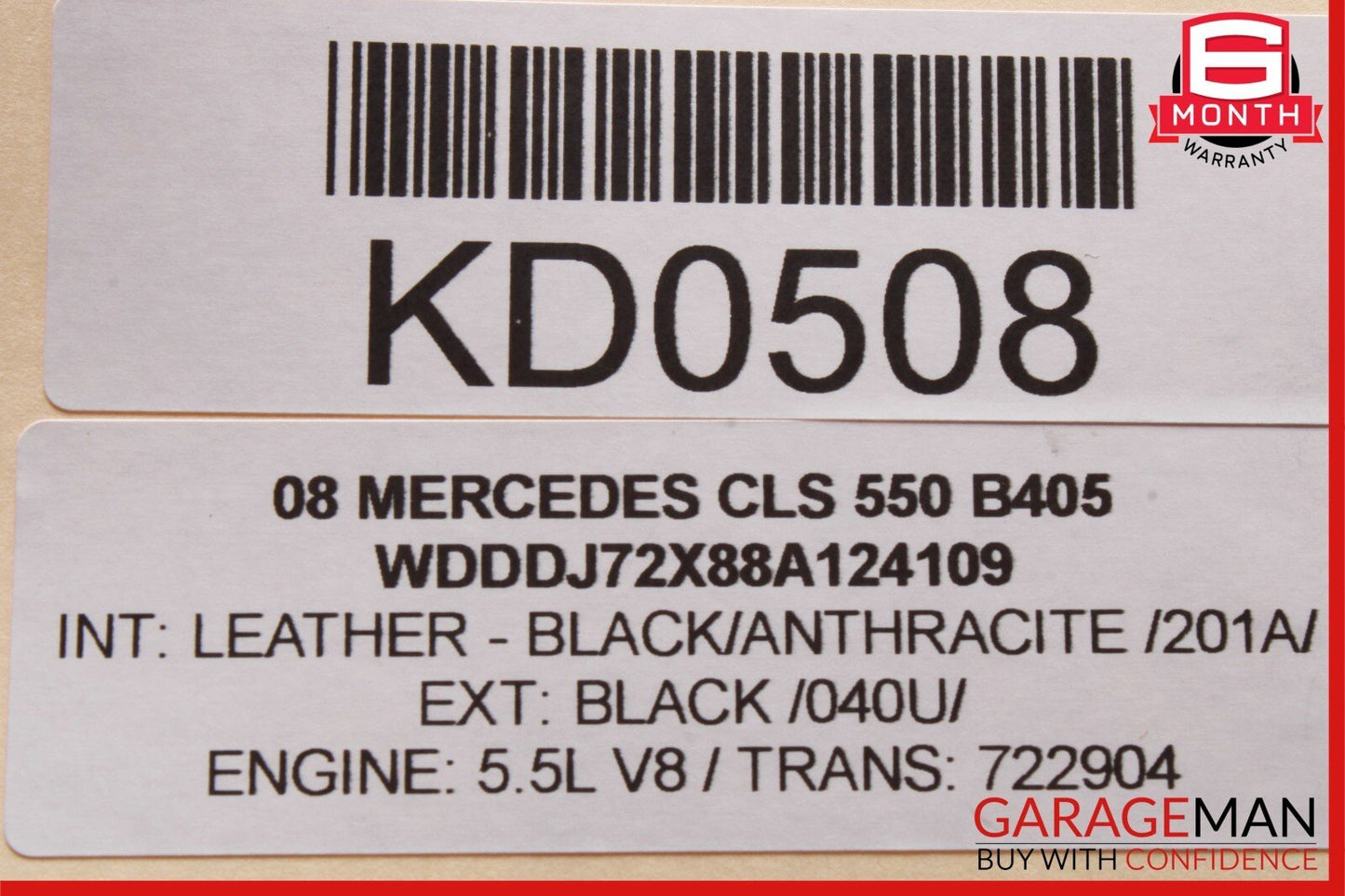 06-12 Mercedes W219 CLS550 E350 GL450 Front Left Side Bumper Fog Light Lamp OEM