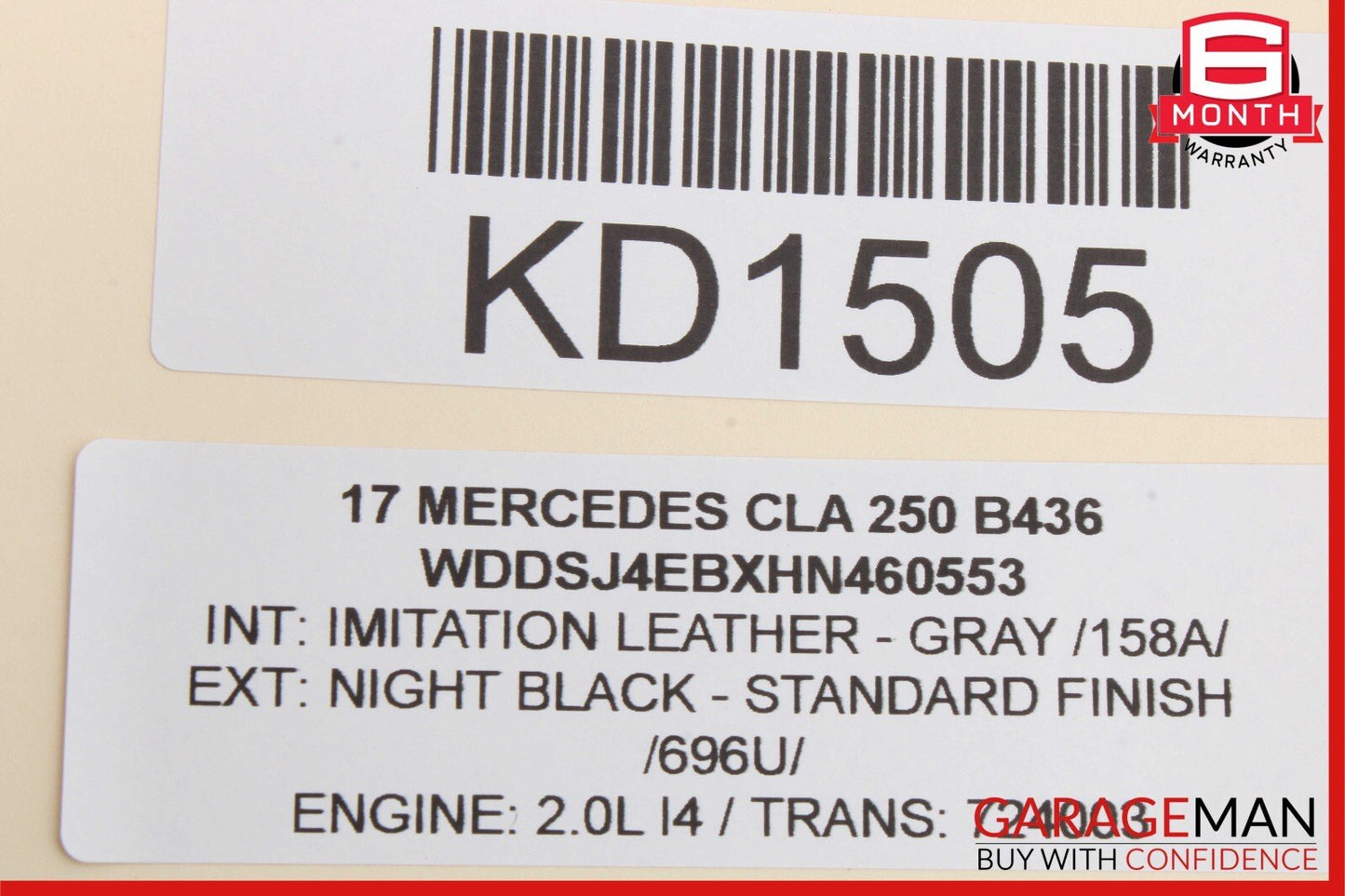 14-18 Mercedes W117 CLA250 Rear Right Side Door Lock Latch Actuator OEM
