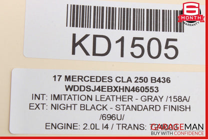 14-18 Mercedes W117 CLA250 Rear Right Side Door Lock Latch Actuator OEM