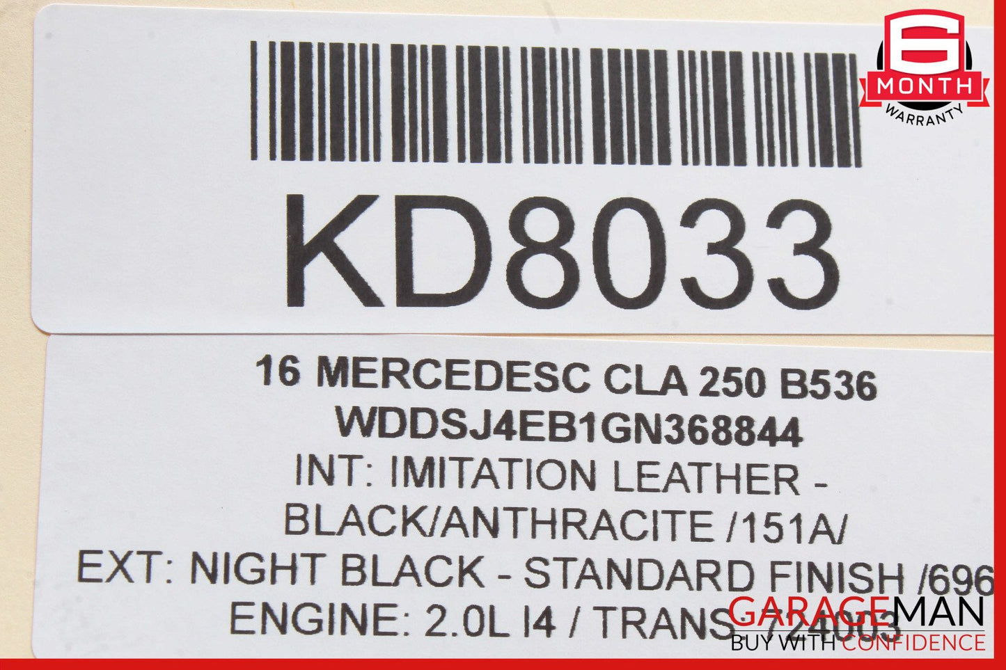 15-20 Mercedes W117 CLA250 C300 Rear Trunk Tailgate Release Open Handle OEM