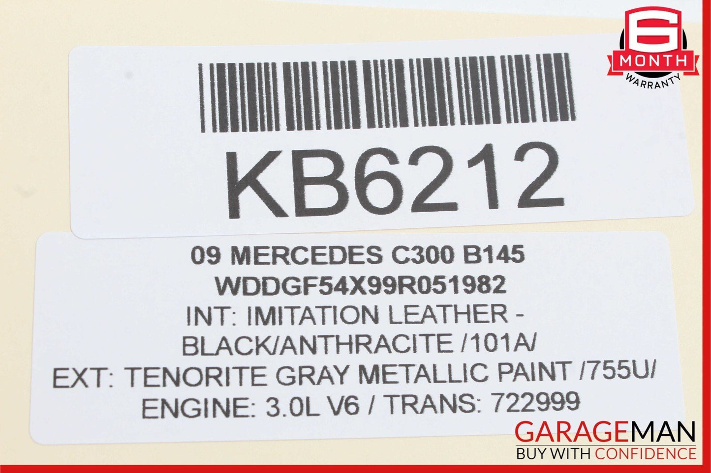 08-11 Mercedes W204 C300 C350 Front Right Side Mirror Rear View Door OEM