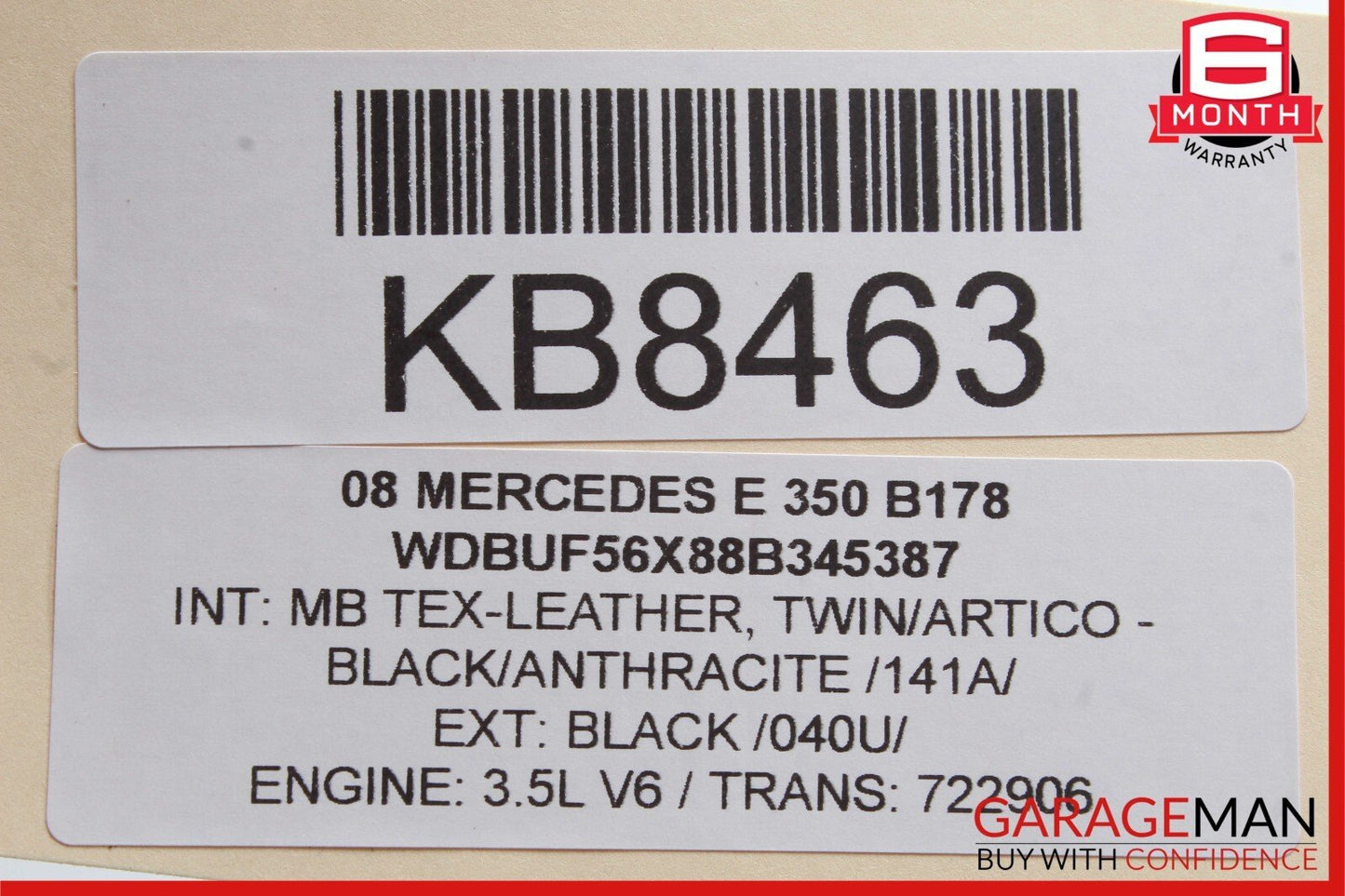06-09 Mercedes W211 E350 CLS500 CLS550 4 Spoke Driver Steering Wheel OEM