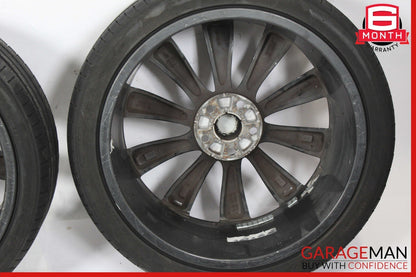 12-17 Tesla Model S Staggered Complete Wheel Tire Rim Set 8.5x9 21" R21 OEM