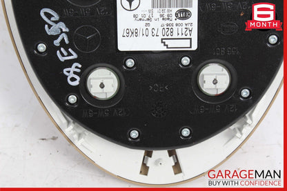 07-09 Mercedes W211 E550 E350 E63 AMG Rear Overhead Dome Light Reading Map Brown
