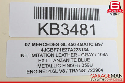 06-09 Mercedes X164 GL450 4MATIC Communication Control Module Unit OEM