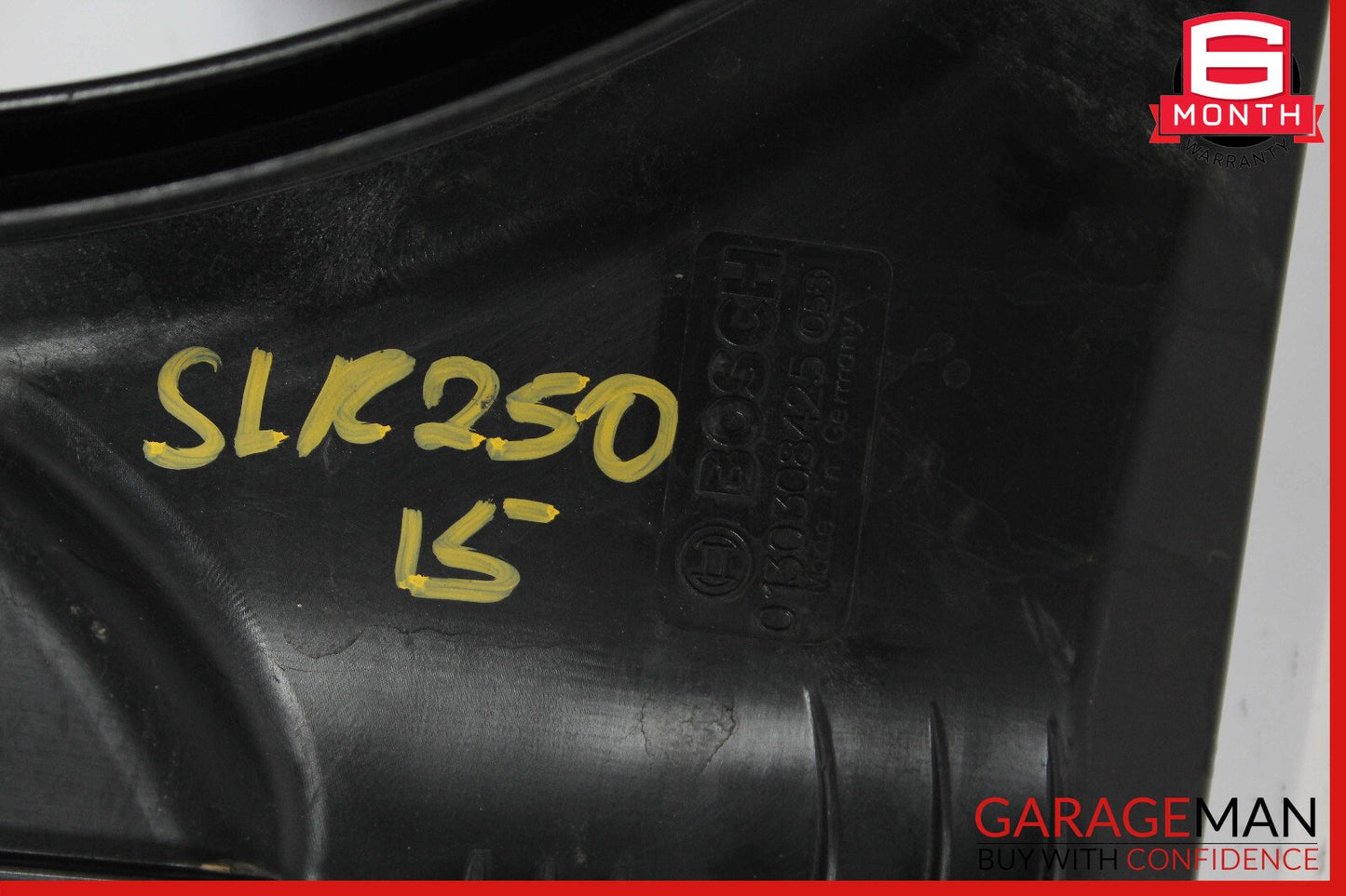 12-20 Mercedes R172 SLK250 Engine Radiator Cooling Fan Motor Shroud Assy