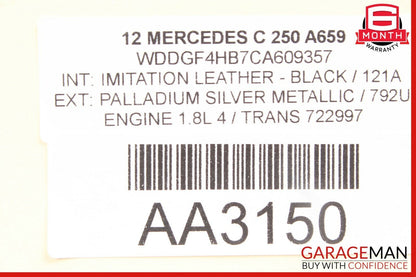 08-14 Mercedes W204 C250 C300 C350 Rear Left Side Door Control Module Unit