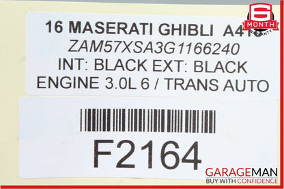 14-17 Maserati Ghibli Radio Receiver CD Player Head Unit OEM