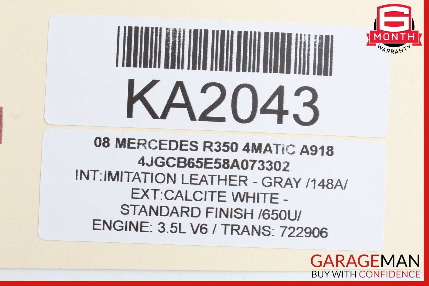06-12 Mercedes W251 R350 ML350 GL550 Front Brake Calipers Set  OEM