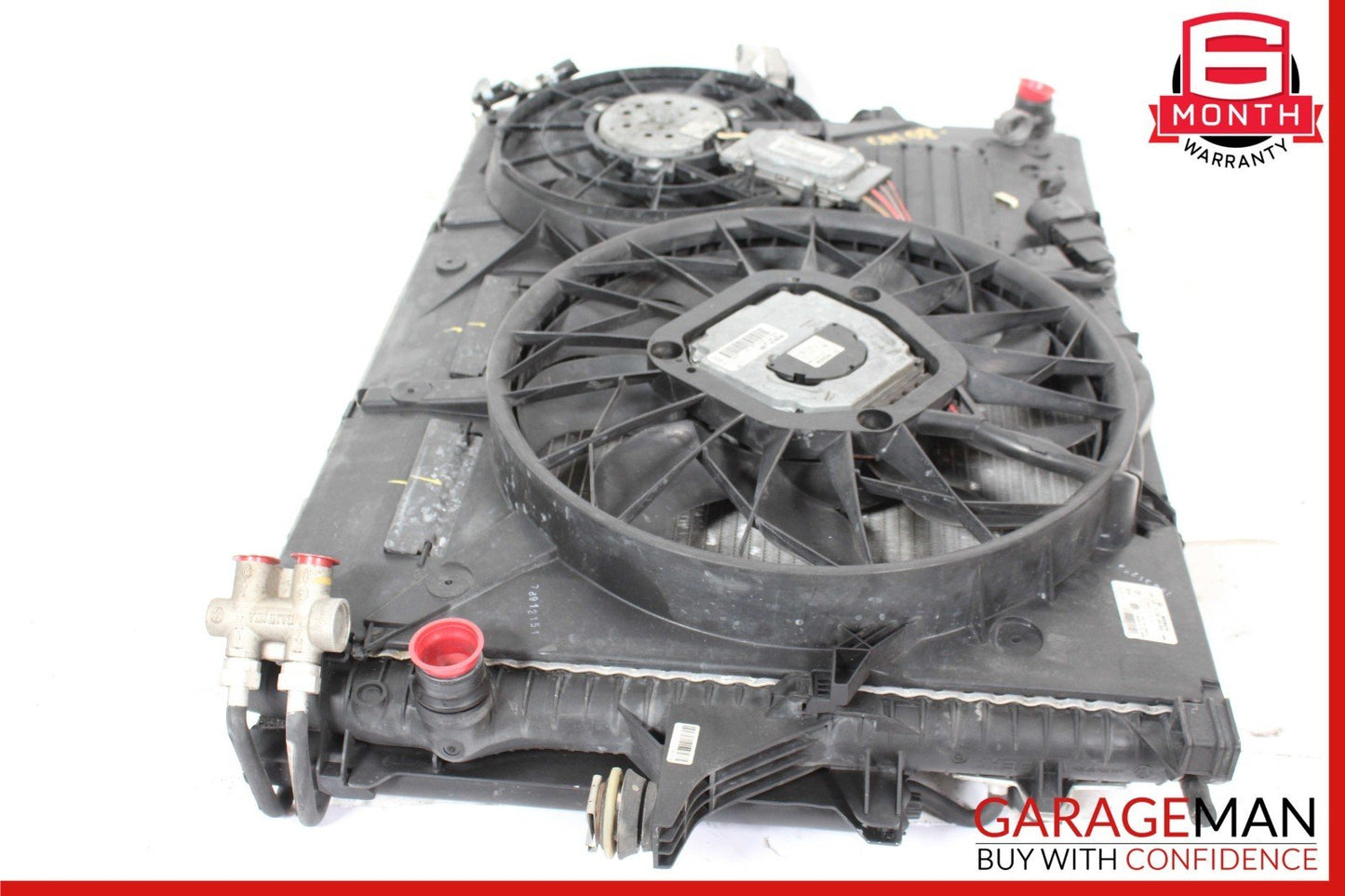 03-10 Porsche Cayenne 955 957 Engine Motor Cooling Radiator AC Condenser Assy