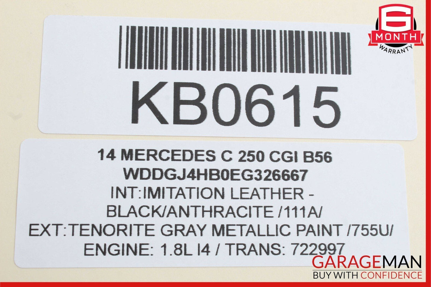 08-14 Mercedes C250 SLK280 RWD Front Right Side Suspension Upper Control Arm OEM