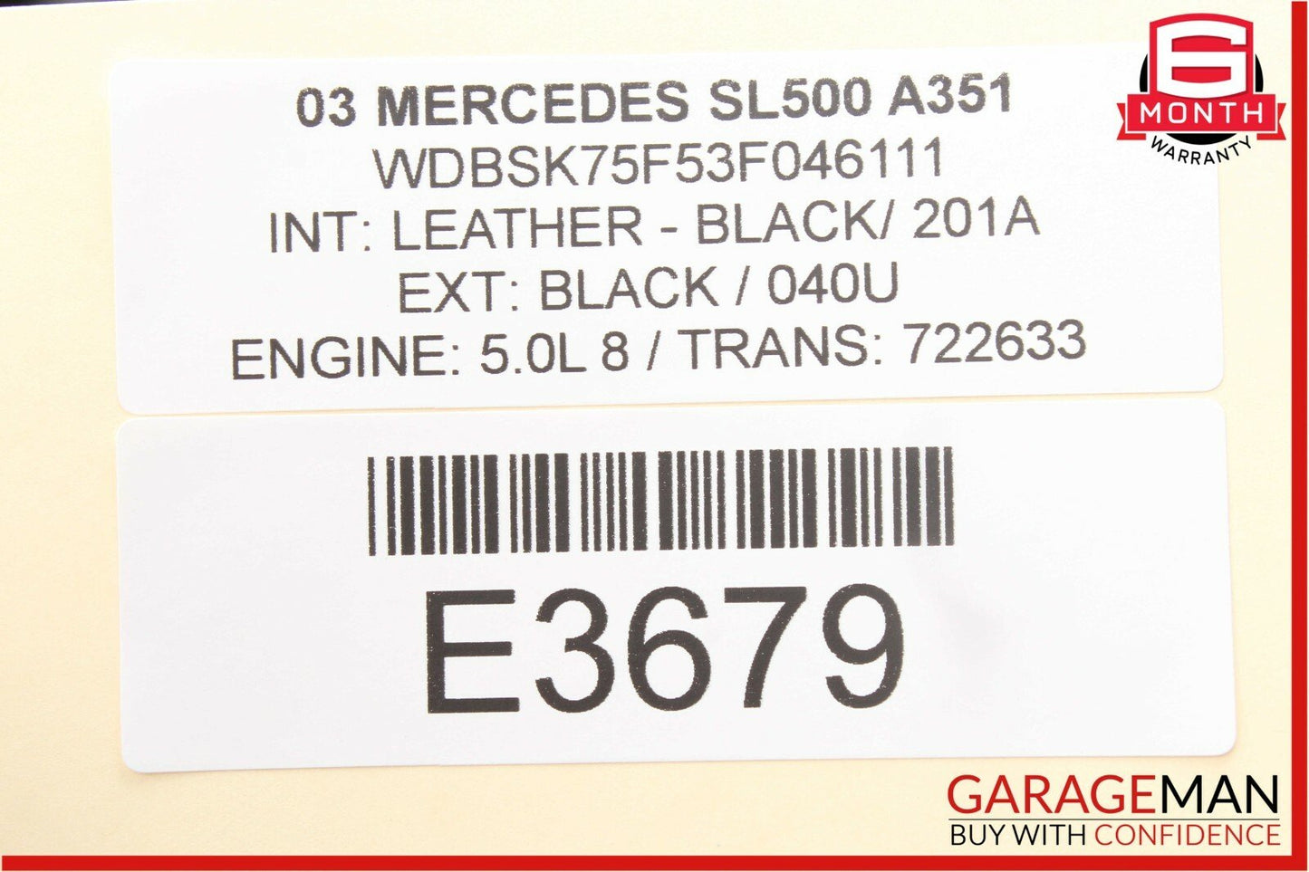 00-06 Mercedes R230 SL500 S500 E350 Voice Command Control Module Unit OEM