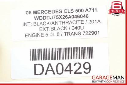 05-08 Mercedes W219 CLS500 AMG Rear Exhaust System Muffler Tip Assembly