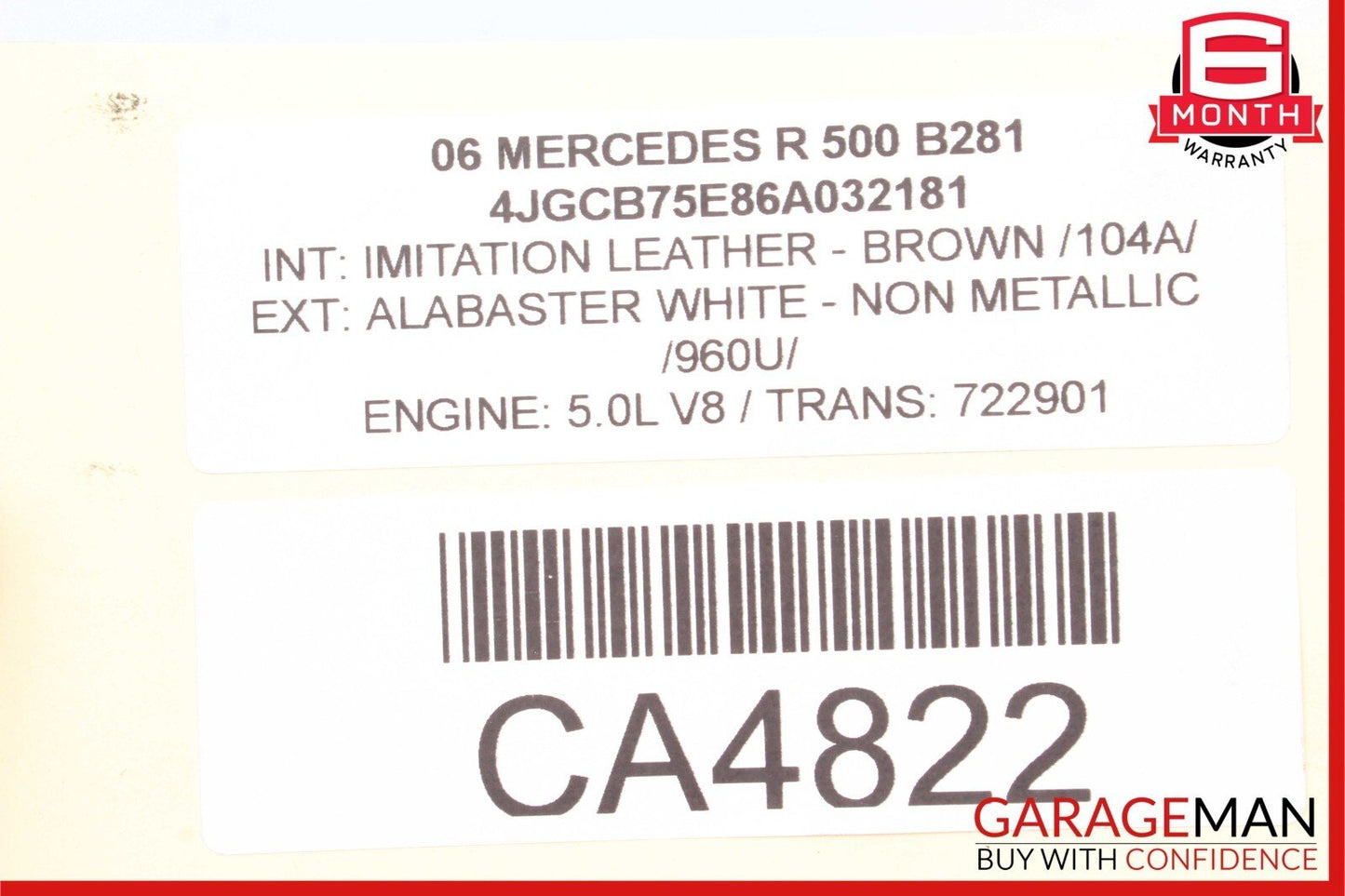 06-10 Mercedes W251 R350 R500 Front Left Side Headlight Support Bracket OEM