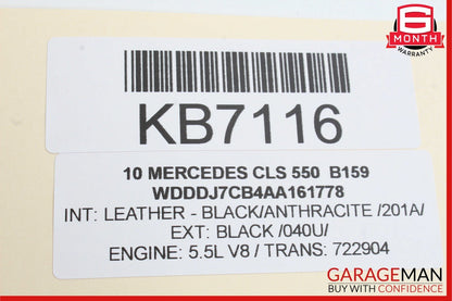 06-11 Mercedes W219 CLS550 Front Right Exterior Door Handle Keyless Go OEM