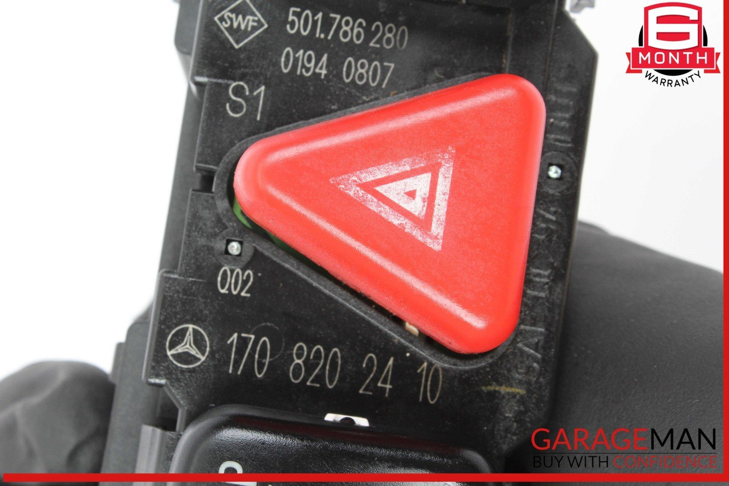 97-04 Mercedes R170 SLK320 Dash Dashboard Control Panel Switch Buttons OEM