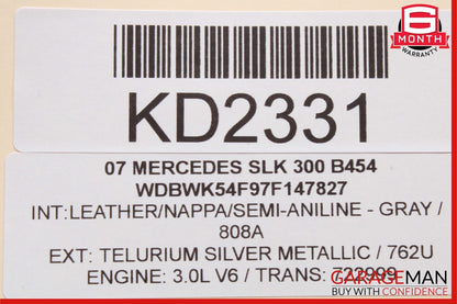 05-11 Mercedes R171 SLK300 SLK350 Front Right Side Door Window Regulator Motor