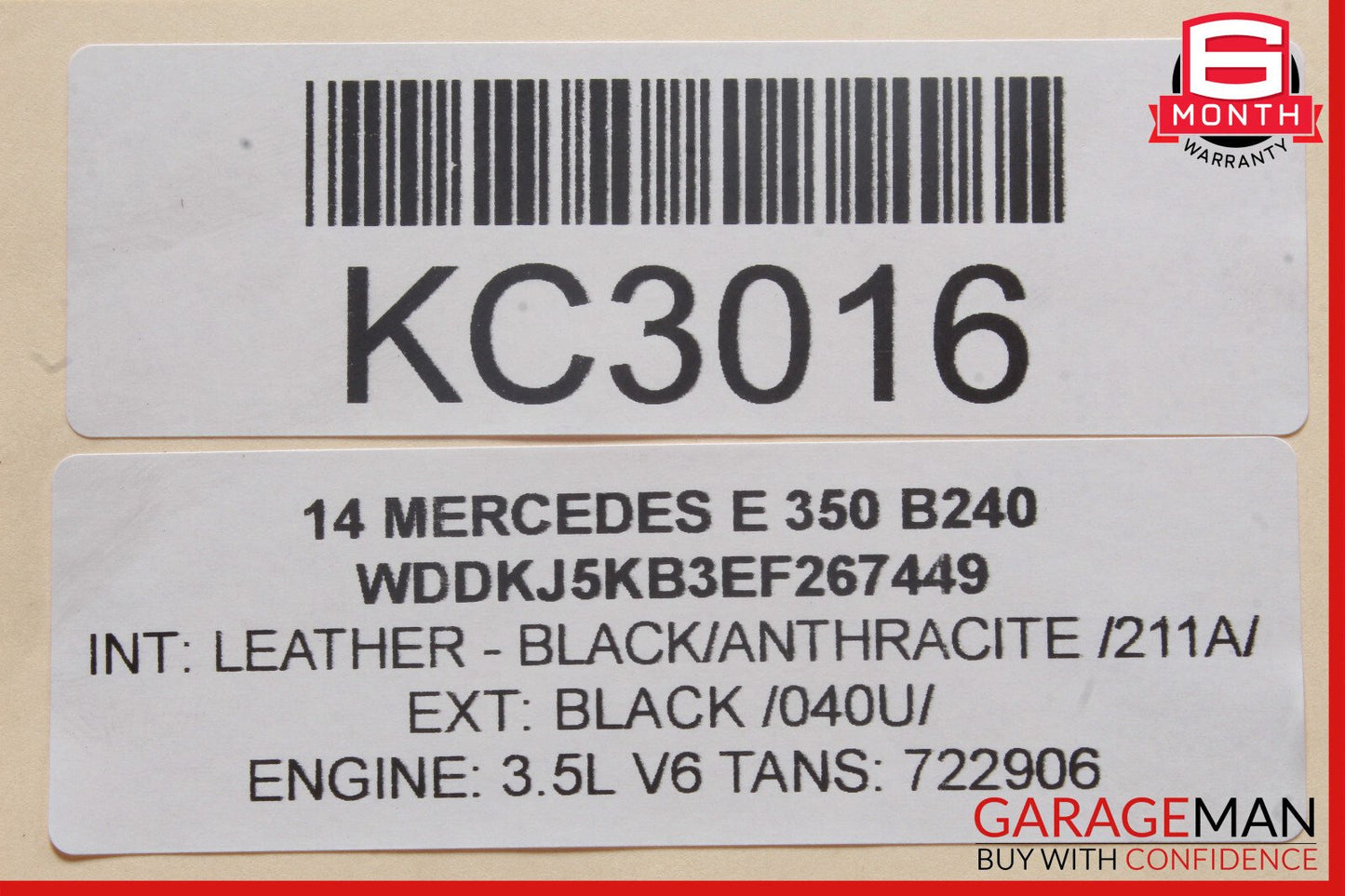 10-17 Mercedes W207 E350 E550 Coupe Rear Window Regulator Control Module OEM
