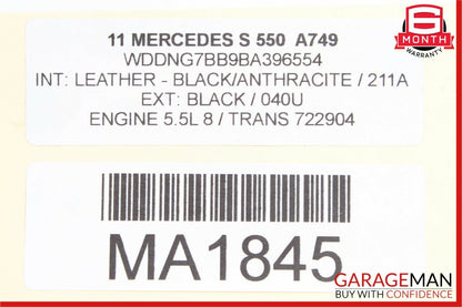 10-13 Mercedes W221 S550 S400 Park Assist Parktronic Sensor Module Control OEM