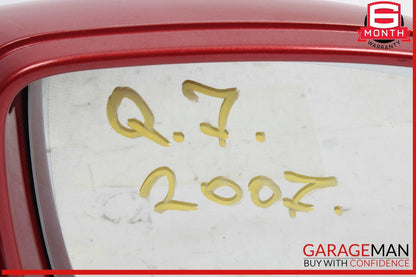 07-09 Audi Q7 Front Right Passenger Side Door Rear View Mirror Red OEM