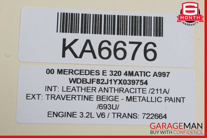 Mercedes W210 E320 CL500 Voice Command Control Module 2108208026 OEM