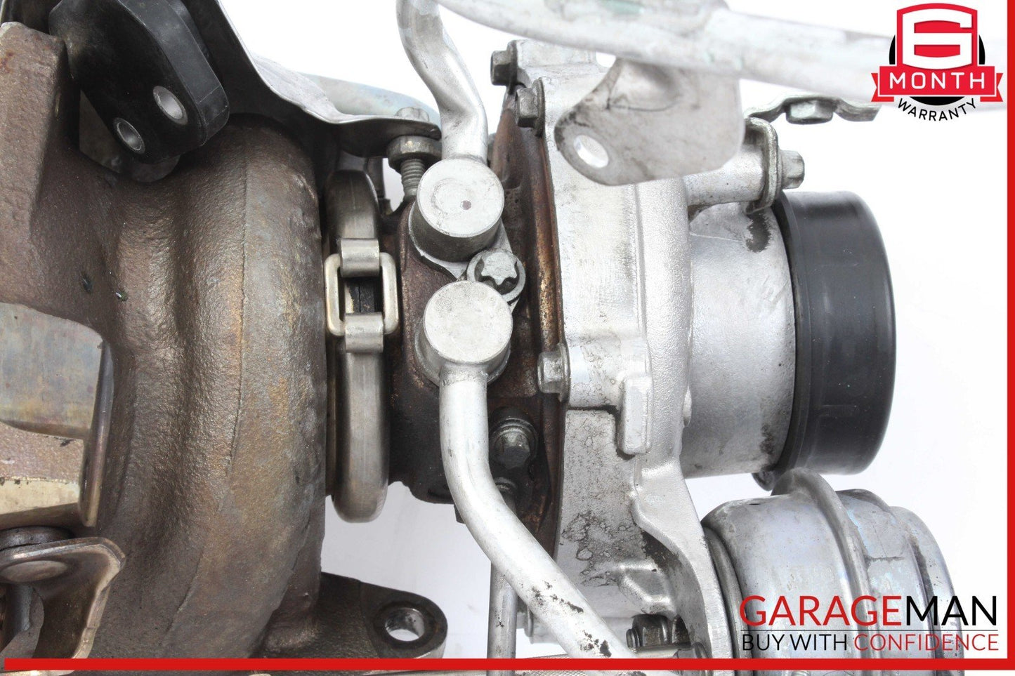 11-16 Mercedes X166 GL450 4MATIC Left Turbocharger Turbo Charger Manifold OEM