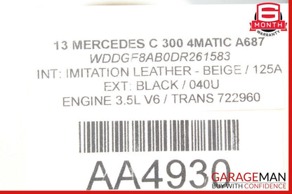 08-14 Mercedes W204 C300 C350 Rear Right Side Door Control Module 2189001501 OEM