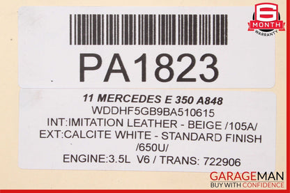 08-16 Mercedes C350 E350 RWD Rear Differential Diff Axle Carrier 2.82