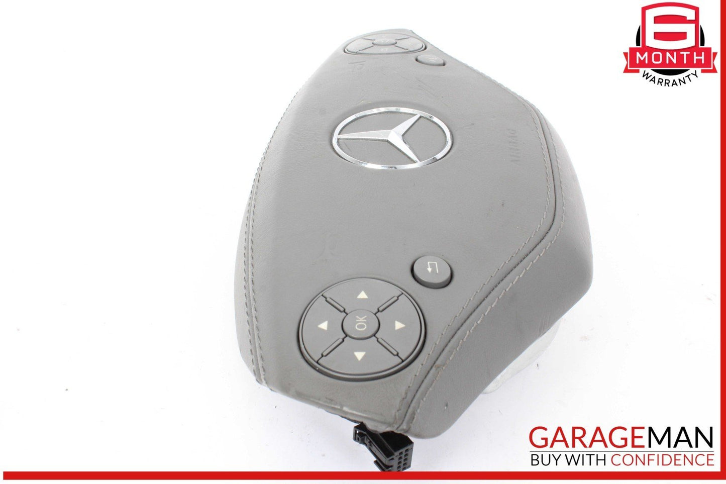 10-14 Mercedes W221 S550 CL550 Steering Wheel Airbag Air Bag Gray OEM