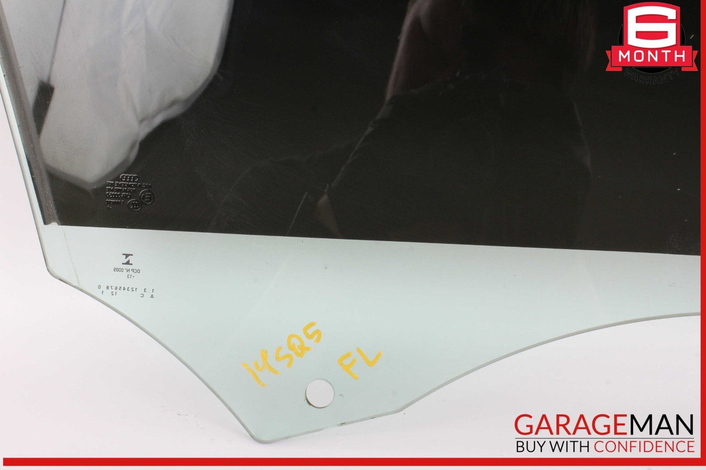 14-17 Audi SQ5 Front Left Driver Side Door Window Auto Glass OEM