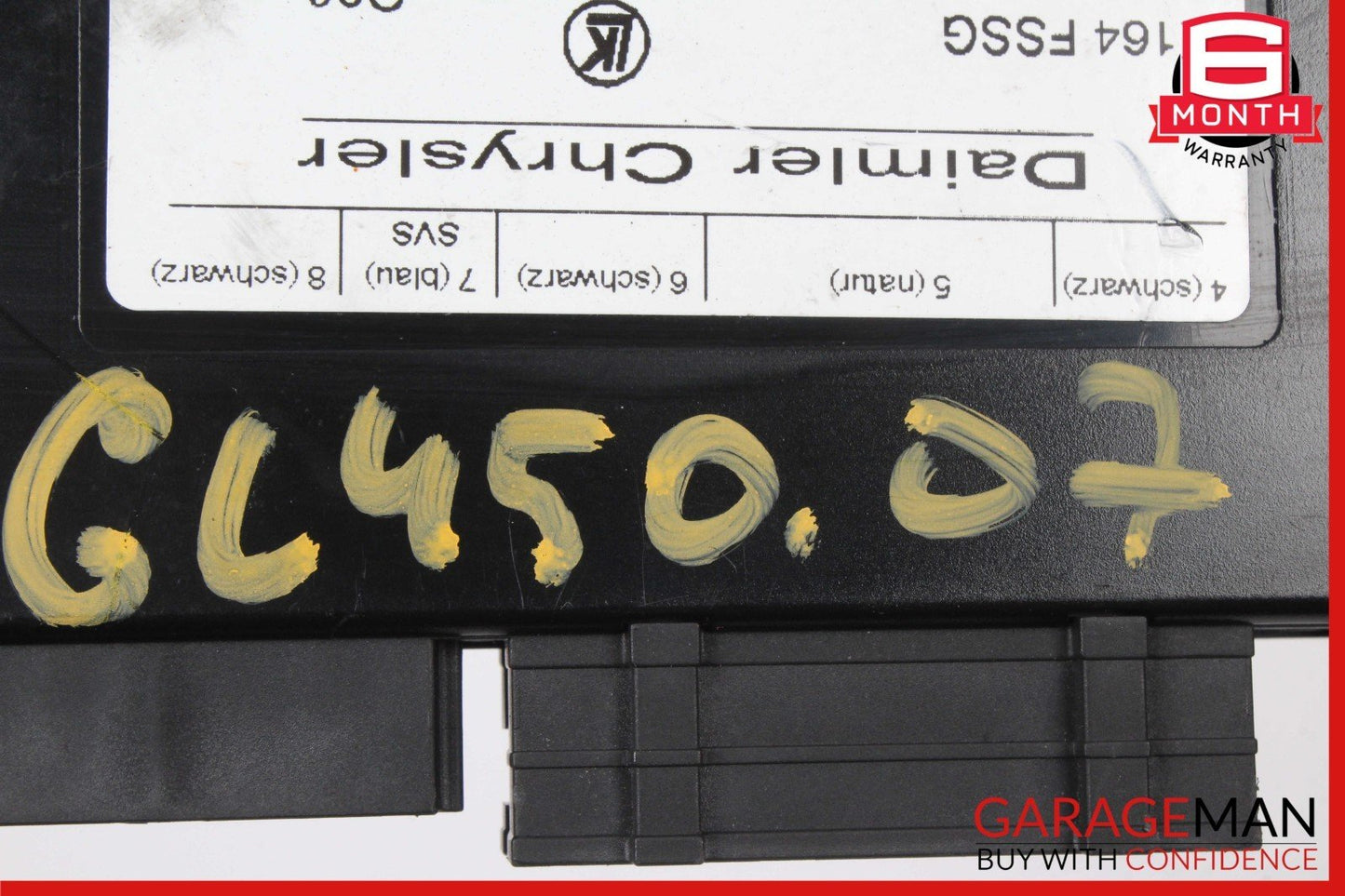 07-12 Mercedes X164 GL450 4MATIC Third Seat Row Power Folding Control Module OEM