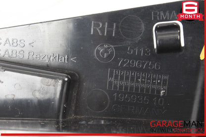 14-21 BMW i3 I01 Hybrid Rear Right Passenger Side Quarter Panel Bracket OEM