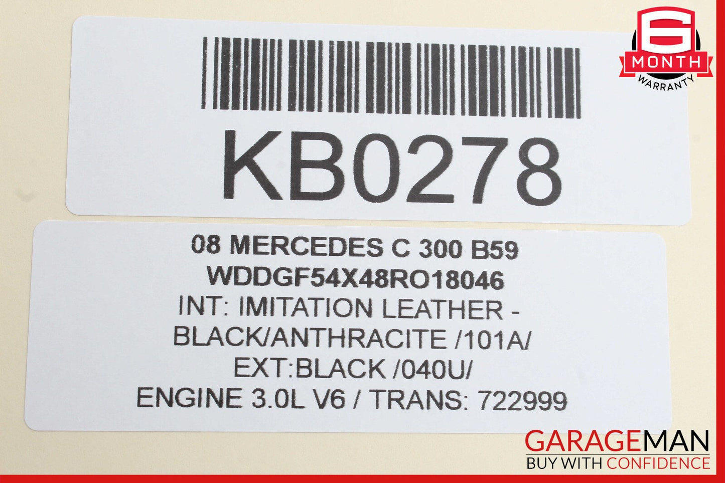 08-14 Mercedes W204 C300 C350 C250 Rear Left Door Lock Latch Actuator OEM