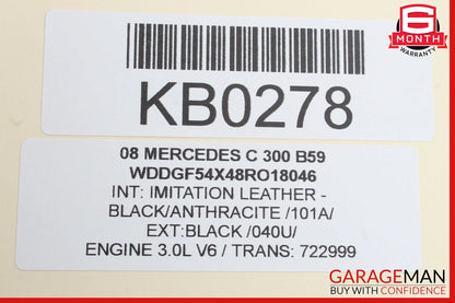 08-14 Mercedes W204 C300 C350 C250 Rear Left Door Lock Latch Actuator OEM
