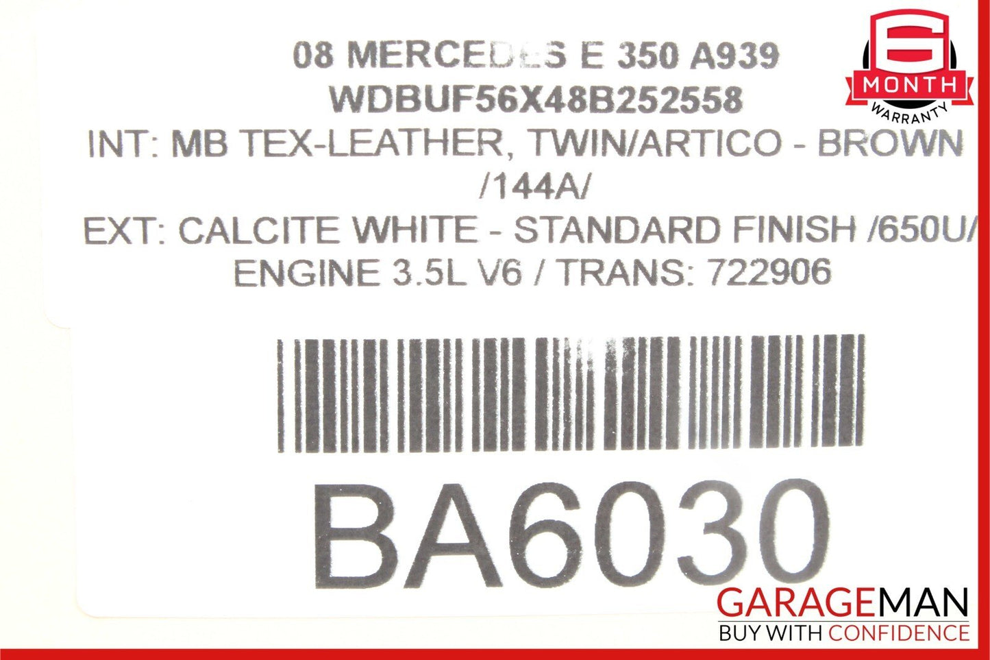 07-09 Mercedes W211 E550 CLS550 Front Right Side Seatbelt Seat Belt Retractor