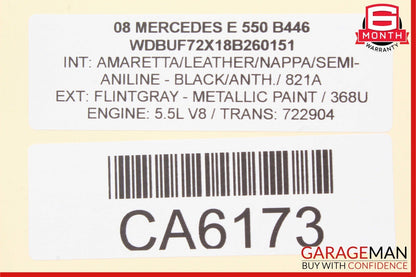 03-09 Mercedes W211 E350 E500 Rear Right Side Window Regulator Motor OEM