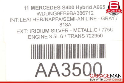 07-13 Mercedes W221 S400 S63 AMG Rear Right or Left Side Door Control Module OEM