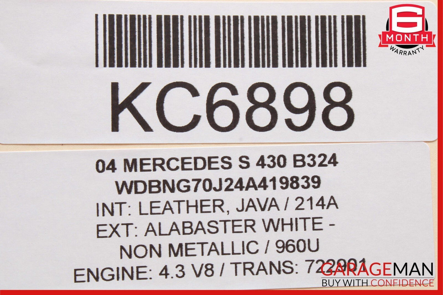 00-06 Mercedes W220 S55 AMG S500 Rear Left Side Seat Door Control Module OEM
