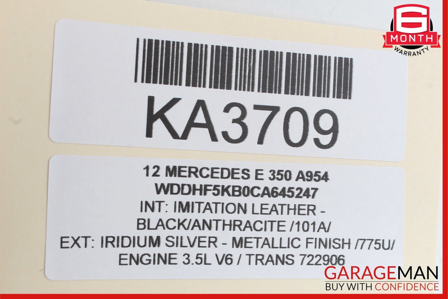 10-13 Mercedes W212 E350 C350 Rear Left Side Exterior Door Handle OEM