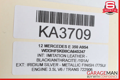 10-13 Mercedes W212 E350 C350 Rear Left Side Exterior Door Handle OEM