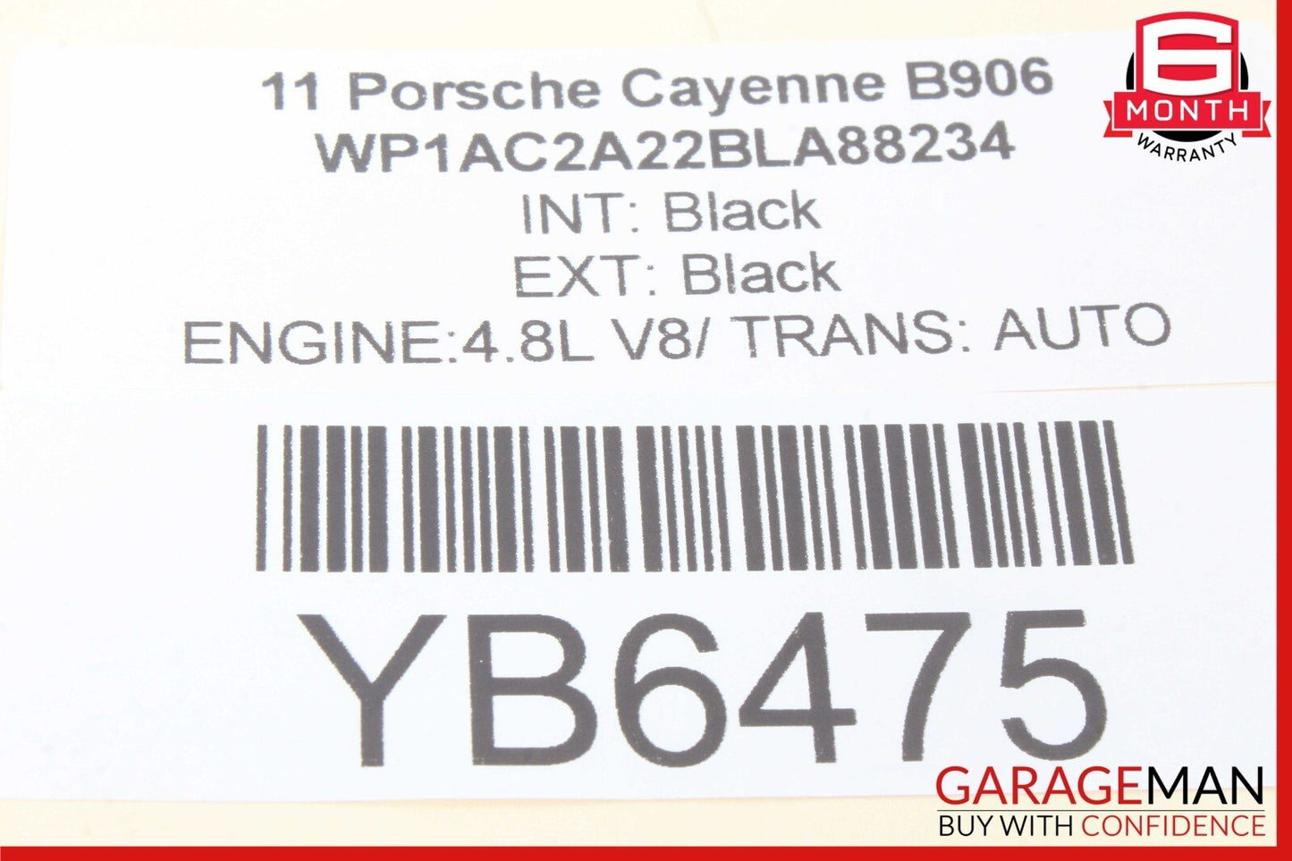 11-18 Porsche Cayenne 958 Hybrid S Rear Right or Left Side Axle CV Shaft OEM
