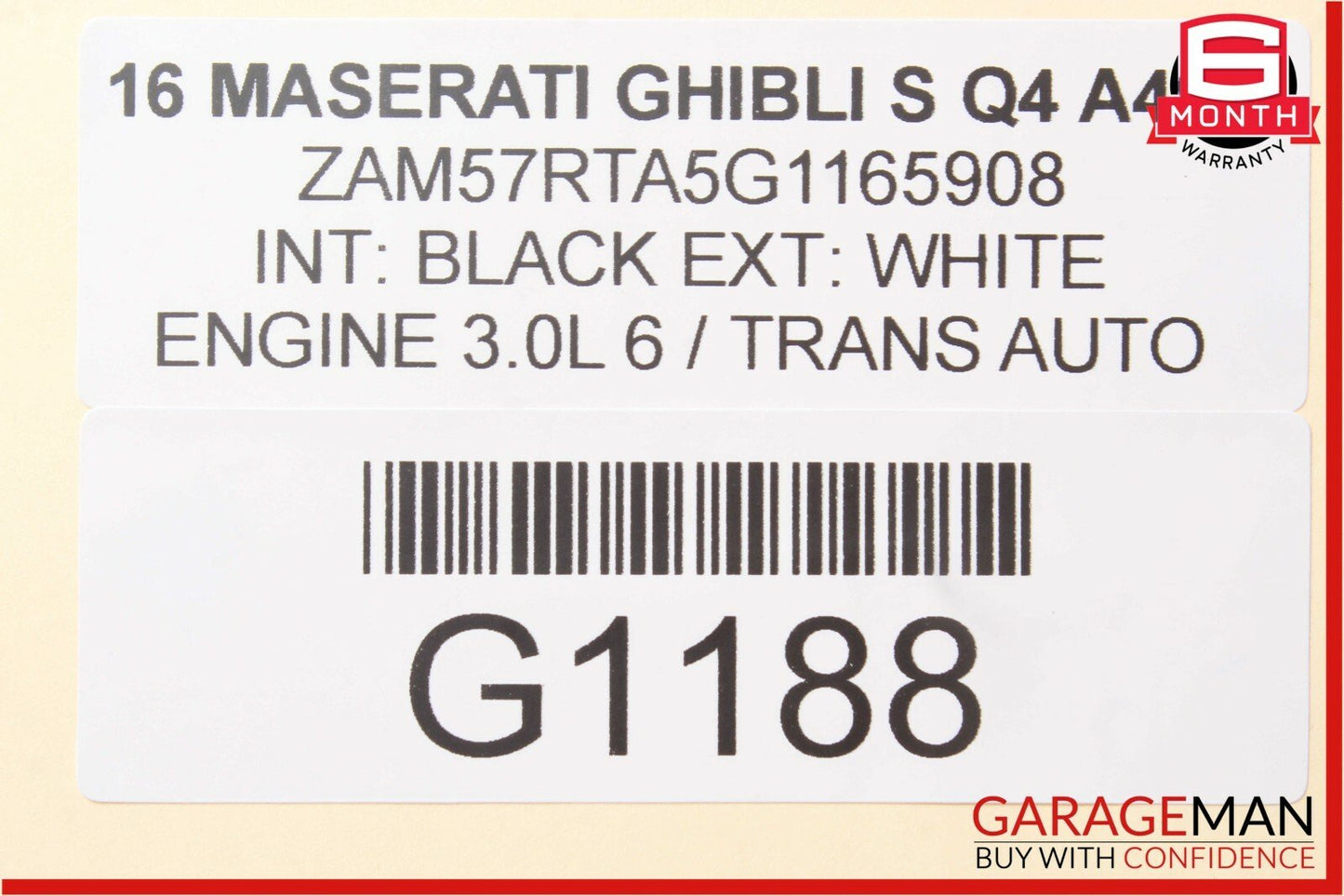 14-17 Maserati Ghibli Top Overhead Dome Light Lamp Switch Control Module Unit