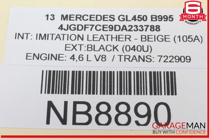 12-19 Mercedes X166 GL450 ML400 Front SAM Control Module Unit OEM