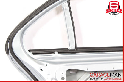15-21 Mercedes W205 C300 Sedan Rear Left Side Exterior Door Shell Silver OEM